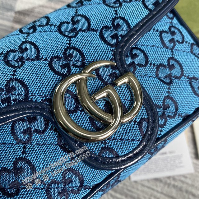 Gucci經典百搭女包 古馳GG Marmont Mini女包 Gucci全皮鏈條迷你小挎包 476433  ydg3275